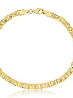 14k Gold Filled Plated Mariner Anklet