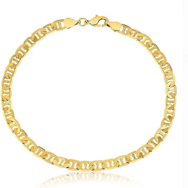 14k Gold Filled Plated Mariner Anklet